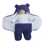 Baby Sleeping Blanket – Soft Hooded Bear Wrap for Newborns - Image 4
