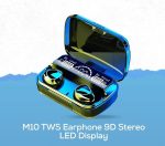M10 TWS Earphone – 9D স্টেরিও সাউন্ড ও LED ডিসপ্লে