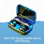 M10 TWS Earphone – 9D স্টেরিও সাউন্ড ও LED ডিসপ্লে